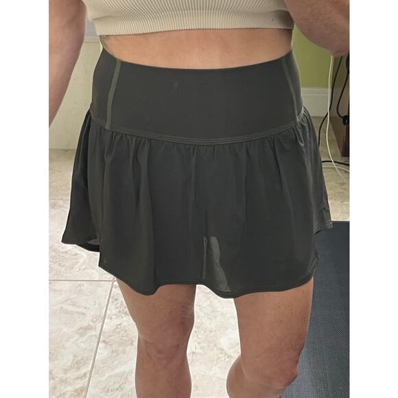 Alphalete NWT small Trace Skirt Dark Olive Green - Picture 2 of 11